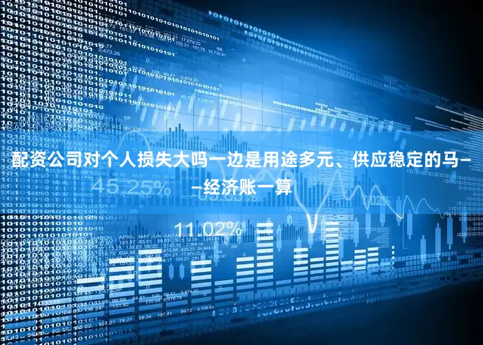 配资公司对个人损失大吗一边是用途多元、供应稳定的马——经济账一算