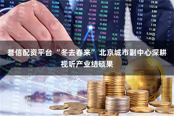 誉信配资平台 “冬去春来” 北京城市副中心深耕视听产业结硕果