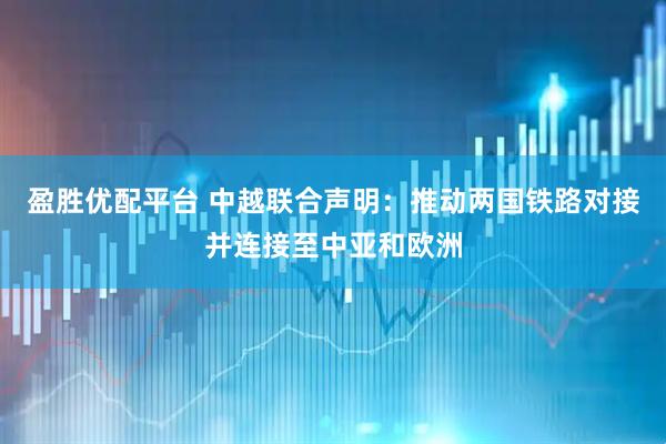 盈胜优配平台 中越联合声明：推动两国铁路对接并连接至中亚和欧洲
